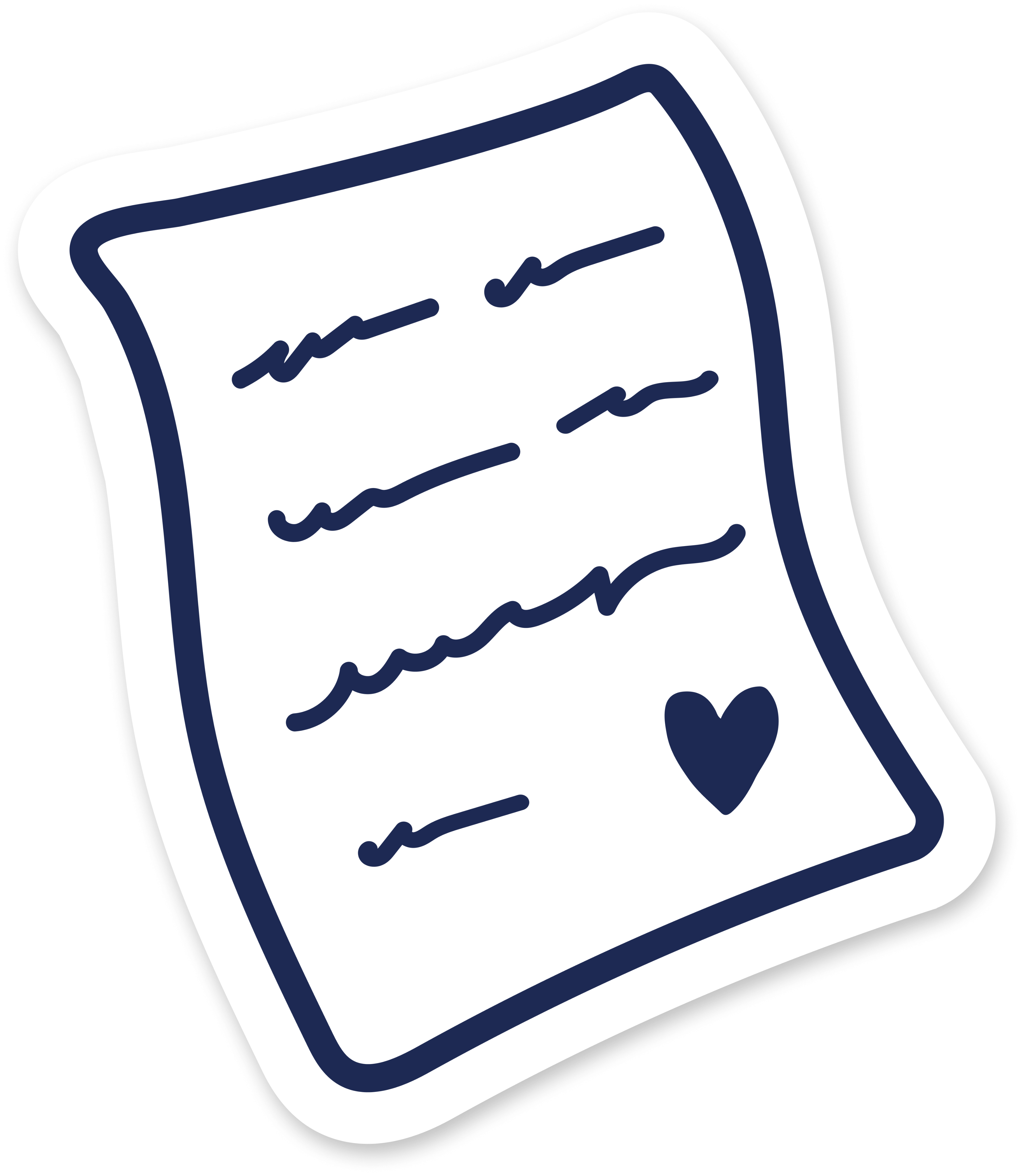 Letter with heart
